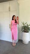Golden Beli Gold Tokalı Elbise Pembe