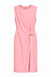Golden Beli Gold Tokalı Elbise Pembe