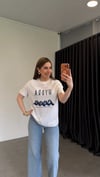 Hydra Dalgalı T-shirt Beyaz