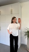 İpeyyo Boncuklu T-shirt Ekru