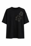 İpeyyo Boncuklu T-shirt Siyah