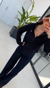 Kapişonlu Sweat Ceket Lacivert