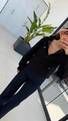Kapişonlu Sweat Ceket Siyah