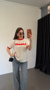 Koste Baskılı T-shirt Turuncu