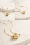 Küp Harf Kolye Gold G