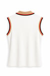 Lakoas Şeritli T-shirt Beyaz
