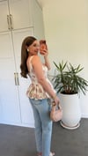 Lily Bloom Çiçekli Bluz Pembe