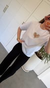 Love Pky Taşlı T-shirt Beyaz