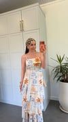 Marina Büstiyerli Etekli Takım Ekru