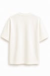 Mavi Fularlı T-shirt Ekru