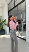 Mevsimlik Örme Triko Pembe