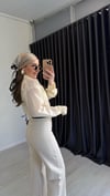 Mini Çizgili Gömlek Sarı