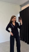 Niduysa Kapişonlu Bluz Lacivert