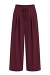 Novra Geniş Paçalı Pantolon Bordo