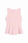 Omuzları Fiyonklu Bluz Pembe