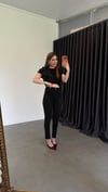 Önü Fleto Cepli Skinny Jean Füme
