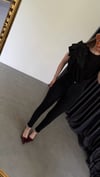 Önü Fleto Cepli Skinny Jean Füme