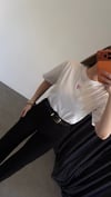 Pink Üçgen Logolu T-shirt Beyaz