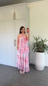 Pinqu Katlı Elbise Pembe