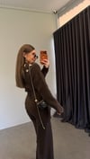Pinterestt Triko Hırka Acı Kahve