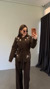 Pinterestt Triko Hırka Acı Kahve