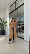 Premium Klasik Trenç Ceket Camel