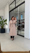 Premium Klasik Trenç Ceket Taş Rengi