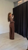 Rahat Kesim Modal Pantolon Kahverengi