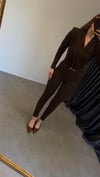 Reggina Toparlayıcı Fit Skinny Jean Kahverengi