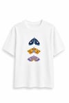 Renkli Kanatlar T-shirt Beyaz