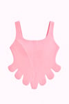 Soleil Parça Detaylı Bluz Pembe