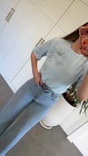Sunflower Taşlı T-shirt Mavi