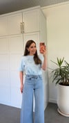 Sunflower Taşlı T-shirt Mavi
