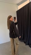 Svart Blazer Ceket Siyah