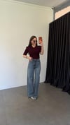 V Yaka Vatkalı Modal Bodysuit Bordo
