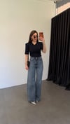 V Yaka Vatkalı Modal Bodysuit Lacivert