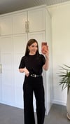 Vina Payet İşlemeli T-shirt Siyah