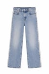 Yanı Tül Detaylı Wide leg Jean