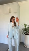 Yazlık Tensel Astarlı Blazer Ceket Bebe Mavi