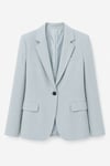 Yazlık Tensel Astarlı Blazer Ceket Bebe Mavi