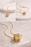 Yonca Küp Kolye Gold