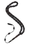 Abanoz Ağacı Tesbih 6 x 11 mm Kapsül Kesim - T-1825