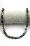 Afrika Turkuazı Doğal Taş Dizi 7 x 12 mm Boru Kesim
