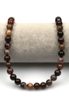 Ağaç Fosil Dizi 8 mm Küre Kesim - DZ-0988