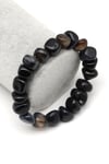 Akik Doğal Taş Bileklik 7 x 13 mm Özel Kesim - BLK-2355