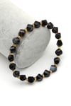 Akik Doğal Taş Bileklik 7 x 8 mm Burgu Kesim - BLK-2182