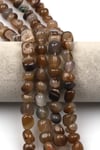 Akik Doğal Taş Dizi 10 x 13 mm Şekilsiz Kesim - DZ-1357