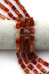 Akik Doğal Taş Dizi 7 x 12 mm Boru Kesim