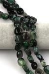 Akik Doğal Taş Dizi 9 x 15 mm Şekilsiz Kesim