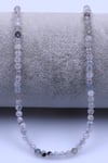 Akuamarin Doğal Taş Dizi 3 mm Fasetli Küre Kesim - DZ-1543